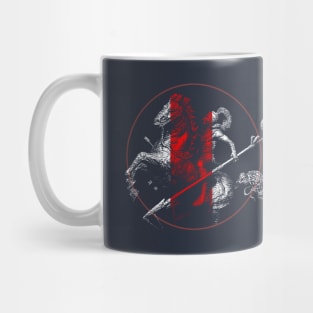 Warrior and horse Mug